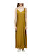 Sommer Maxi Damenkleid Olive