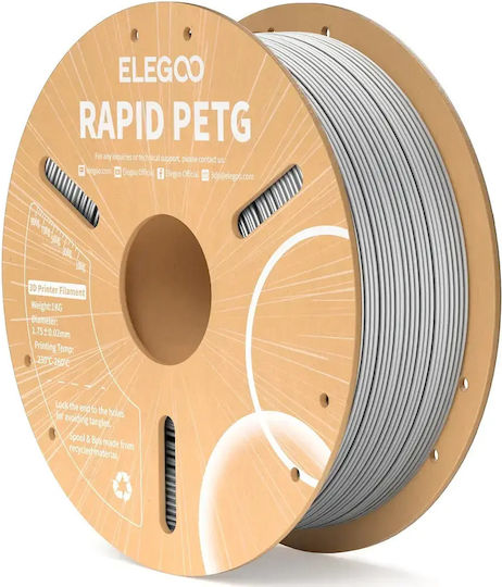 Elegoo PETG 3D Drucker Filament 1.75mm 1.75mm 1kg Graues 1kg