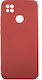 10a Poco Back Cover Silikon Rot (Redmi 9C Nokia C31 Realme C31)