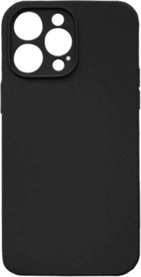 MobiFix Rückseite Umschlag aus Silikon Schwarz für iPhone 17 Pro Max