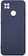 10a Poco Silikon Rückseite Hülle Navy Blau (Redmi 9C Nokia C31 Realme C31)