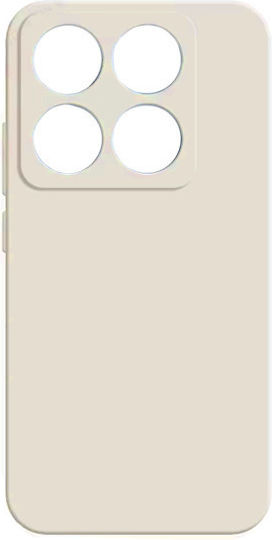 Xiaomi Mi Back Cover Σιλικόνης Μπεζ (Xiaomi 14TRealme 14T)