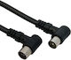 Bridge Cable Καλώδιο Κεραίας Coax male - Coax female Μαύρο 1.5m 1897 1τμχ