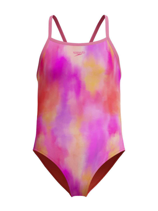 Speedo Kids One-Piece Swimsuit Pink