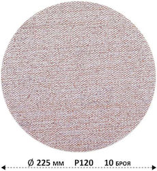 Sanding Discs 10 Pcs Ø225 P120 Nextool Max Net 225120 Sanding Discs 10 Pcs Ø225 P120 Nextool Max Net 225120