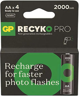 Genius Pack Επαναφορτιζόμενες Μπαταρίες AA Ni-MH 2000mAh 1.2V 4τμχ