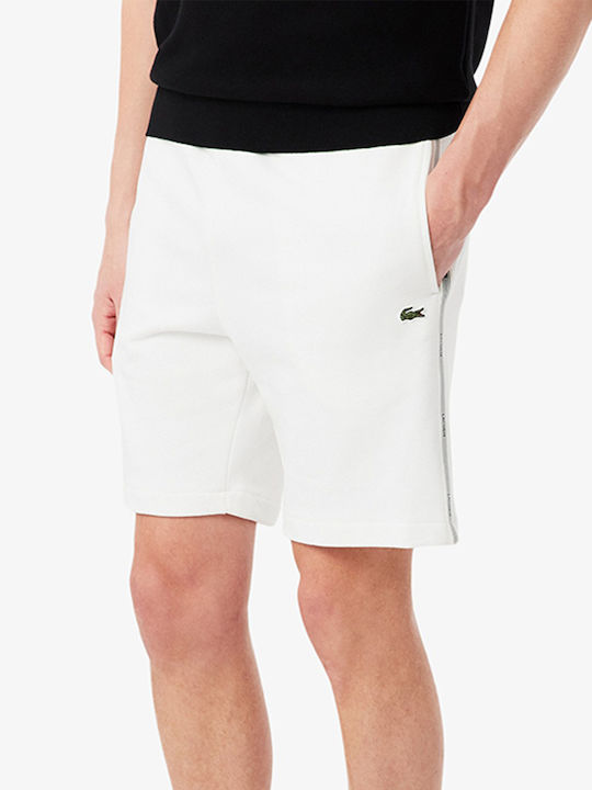 Lacoste Αθλητική Ανδρική Βερμούδα White