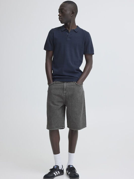 Blend Men's Denim Shorts Black Denim