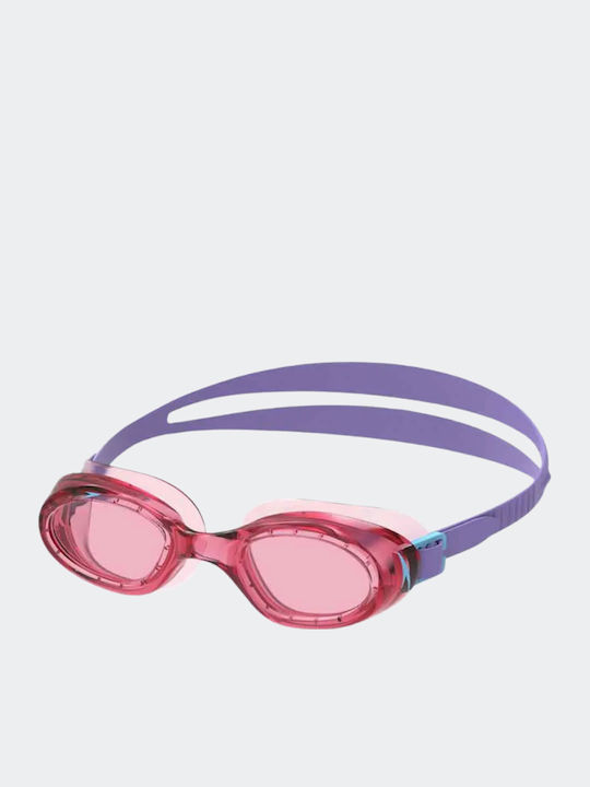 Speedo Futura Γυαλιά Κολύμβησης Παιδικά με Αντιθαμβωτικούς Φακούς Ροζ