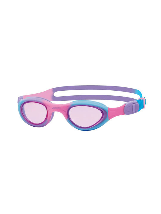 Zoggs Super Seal Schwimmbrillen Kinder mit Blendfreien Linsen Rosa