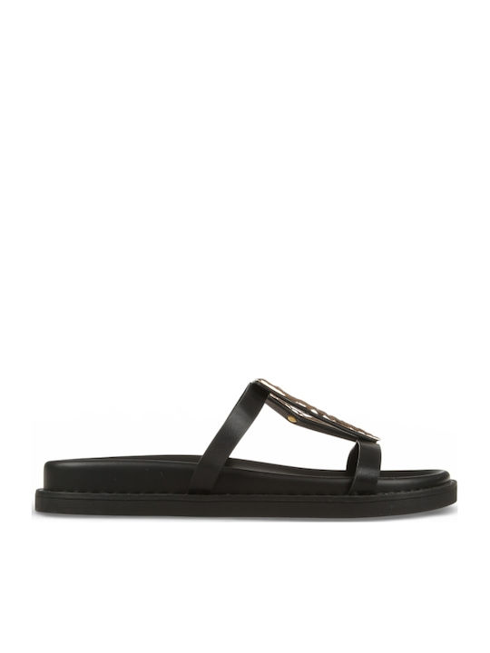 Women's Black Flat Sandals
