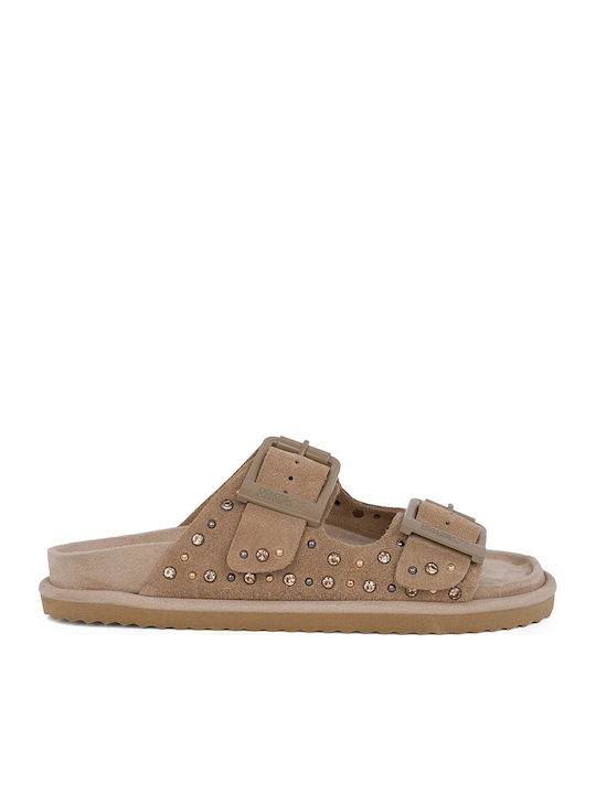 Colors Of California Women's Flat Sandals Beige