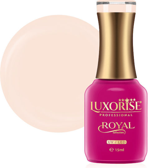 Luxorise Royal Collection Semi-permanent Nail Polish Royal Ivory 15ml