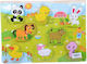Holz Kinderpuzzle Abgesteckt Blue Toys