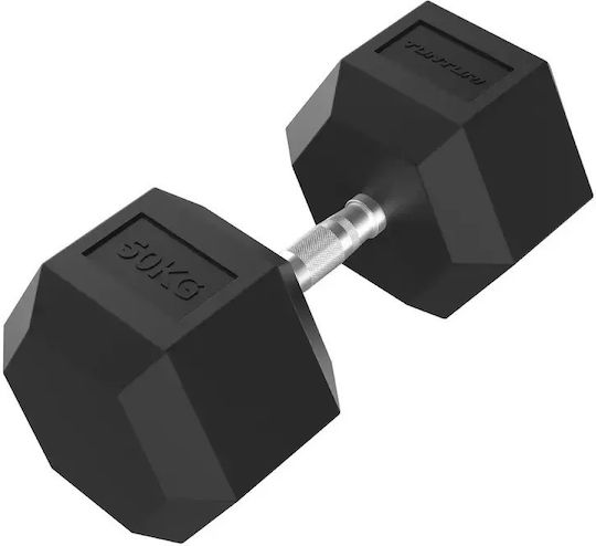 Tunturi Βαράκι Εξάγωνο Λαστιχένιο 1 x 50kg