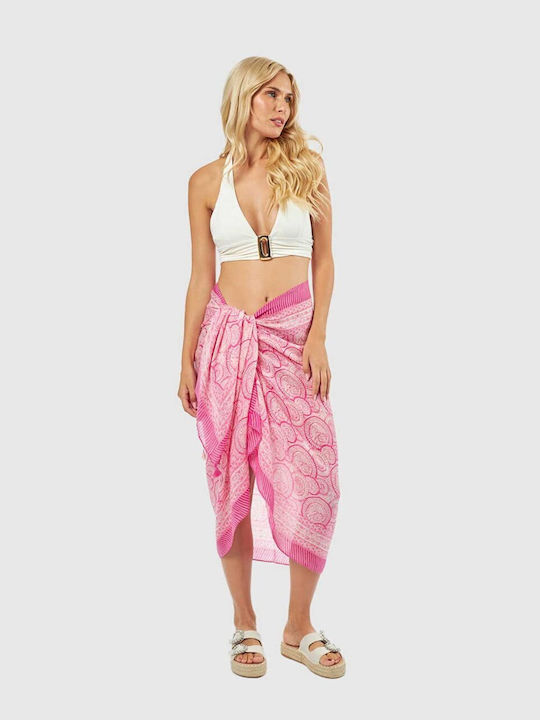 Γυναικείο Παρεό Verde 180x90cm 08-0000175-pink ...