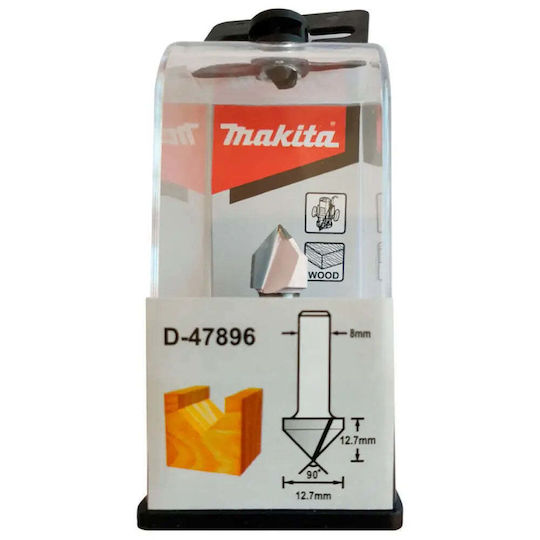 Router Bit 12.7x12.7x44.7 Mm Makita D-47896