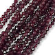 Mărgele Jade Bordeaux Poligonale 5mm Seria 37cm 90 Bucăți