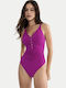 Summer Twist Op Ολόσωμο Μαγιό Magenta