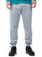 Herren-Sweatpants mit Gummizug Grau Melange