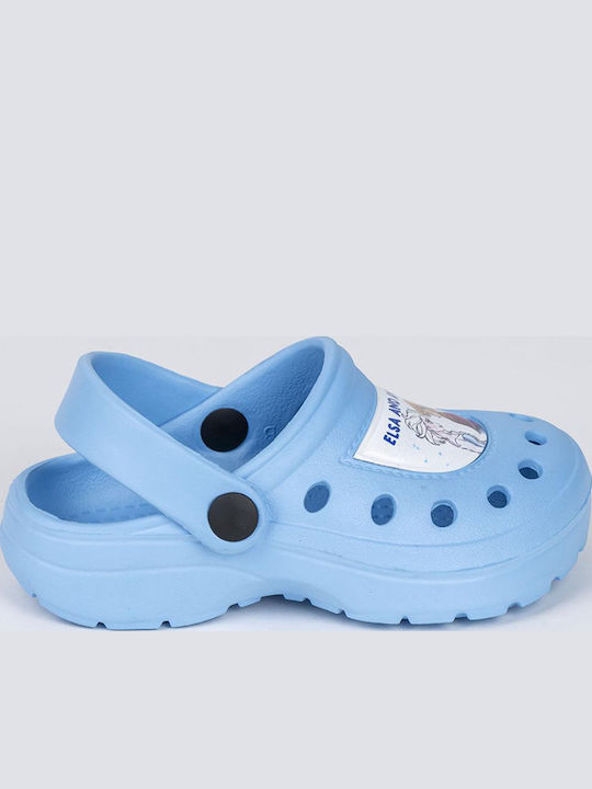 Disney Frozen Frozen Kids Beach Clogs Light Blue