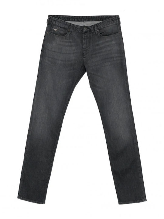 Herren Jeanshosen Elastisches Slim Fit GRAU
