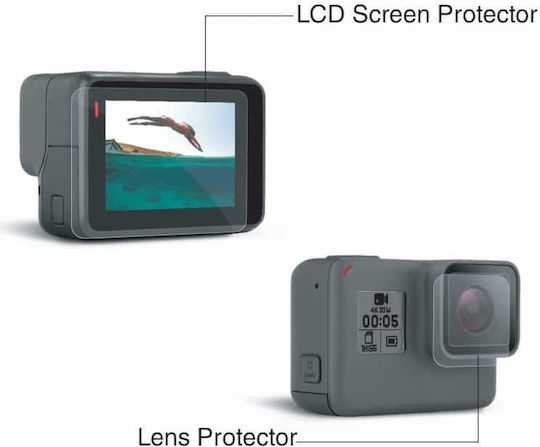 Folie Protectoare Gopro Hero 5 6 7 2018 Ecran Lentilă
