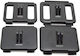 Rear Doors Gopro Hero 4/3+ Housing Set 4 Black