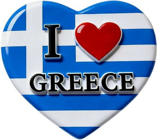 Tourist Decorative Magnet Souvenir Set 12 Pieces Greece 678617