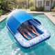 Vevor Aufblasbare Pool-Matratze Für 2 Personen Hellblaue 209x140cm