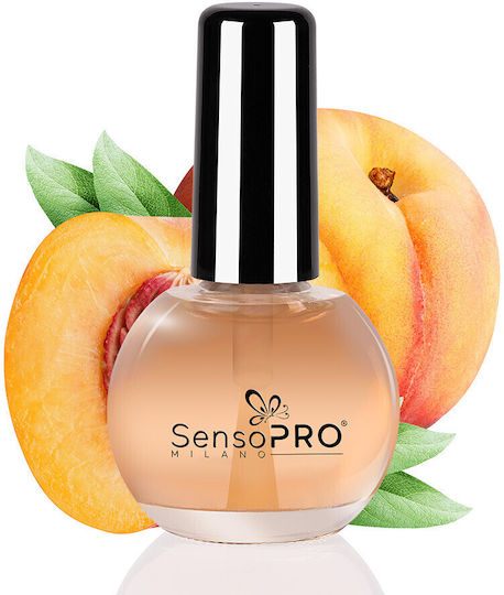 Peach Cuticle Oil Brush Sensopro 15 Ml