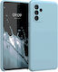 Silicone Light Blue Back Cover (Galaxy A15)