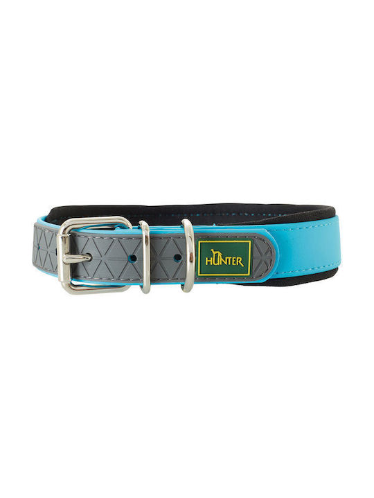 Hunter Hundehalsband Komfort Bequem Türkis Mittel 37-45cm