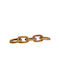 Artekko Woody Καφέ Διακοσμητική Αλυσίδα Ξύλο Teak 68x12x3 Cm 68cm X 12cm X 3cm