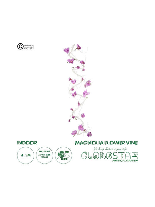 Artificial Garden Magnolia Flower Vine Decorative Artificial Plant White & Pink Magnolia M20 X P20 X H30