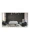 Stewehome Sofa Set 3+3+1 Bed & Storage Space Two-Tone Dark Gray Light Gray 216x90x85cm