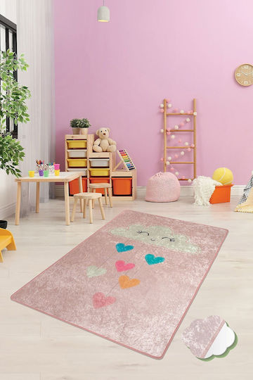 Conceptum Hypnose Baby Cloud Детски Килим Облаци Розов 100x160см