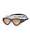 Zoggs Tri Vision Swimming Goggles Adults with Anti-Glare Lenses Orange