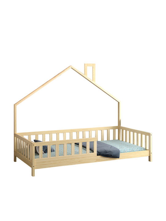 Montessori Klassisches Einzelbett für Matratze 90x190cm