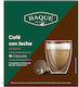 Cafe Baque Capsule Espresso Caffe Con Leche Intenso Compatibile Cu Mașina Dolce Gusto 10 Bucăți