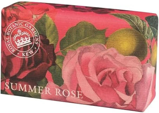 Royal Botanical Gardens Kew Body Soap Summer Rose 240g – Luxury Rose Scented Soap