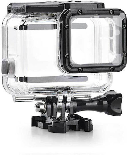 Waterproof Case Touch Version Gopro Hero 5 6 7 Black/2018 Additional Panel Transparent