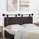 vidaXL Stoff-Kopfstütze für Betten Beige 150x55cm