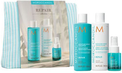 Moroccanoil Hair Care Set for Reconstruction & Nourishment for Damaged Hair with Shampoo & Conditioner 3 Pieces Moroccanoil Hair Care Set for Reconstruction & Nourishment for Damaged Hair with Shampoo & Conditioner 3 Pieces