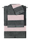 Guy Laroche Σετ Πετσέτες Μπάνιου 3τμχ Sabdy Old Pink-anthracite Βάρους 500gr/m²