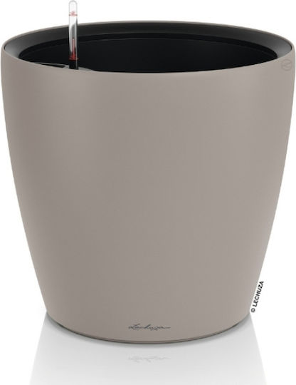 Lechuza Classico Ls Selbstbewässernder Blumentopf Sandbraun 49x49x46cm