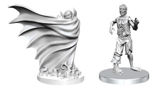 D&d Nolzur's Miniatures Classic Vampire & Classic Zombie