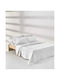Kentia Set Coverlets King Size Cotton White 260x250cm 3 Pieces