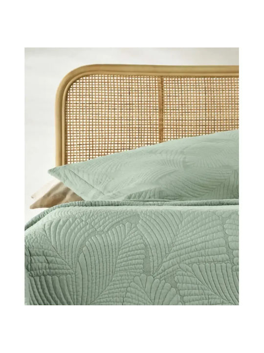Kentia Infinity Double Coverlets Set Cotton Mint Green 230x250cm 3 Pieces