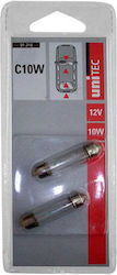 Unitec Крушки C10W 2 броя